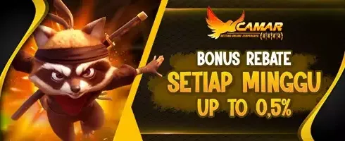 Rebate Slot Mingguan Hingga 0.5% promotion